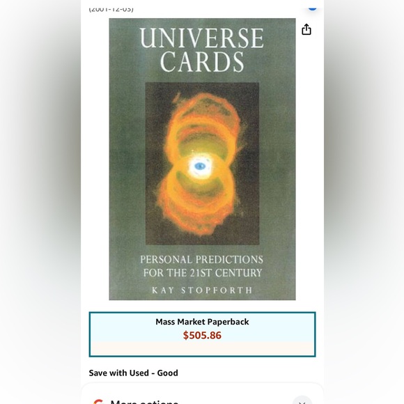 Universe Cards: Personal Predictions Taking You on a Voyage of Discovery RARE - Picture 5 of 5